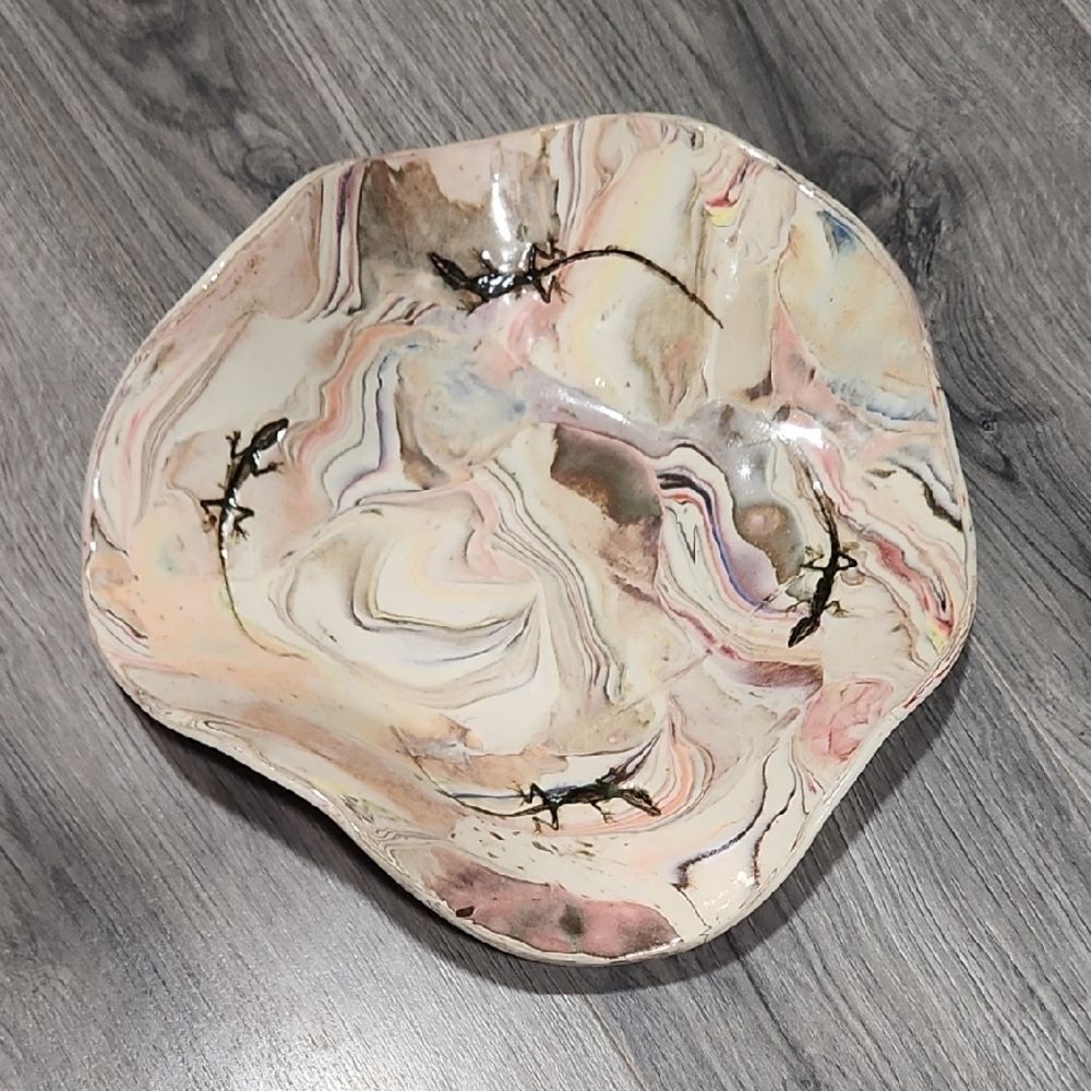 One Of A Kind Custom Crafted Large Bowl